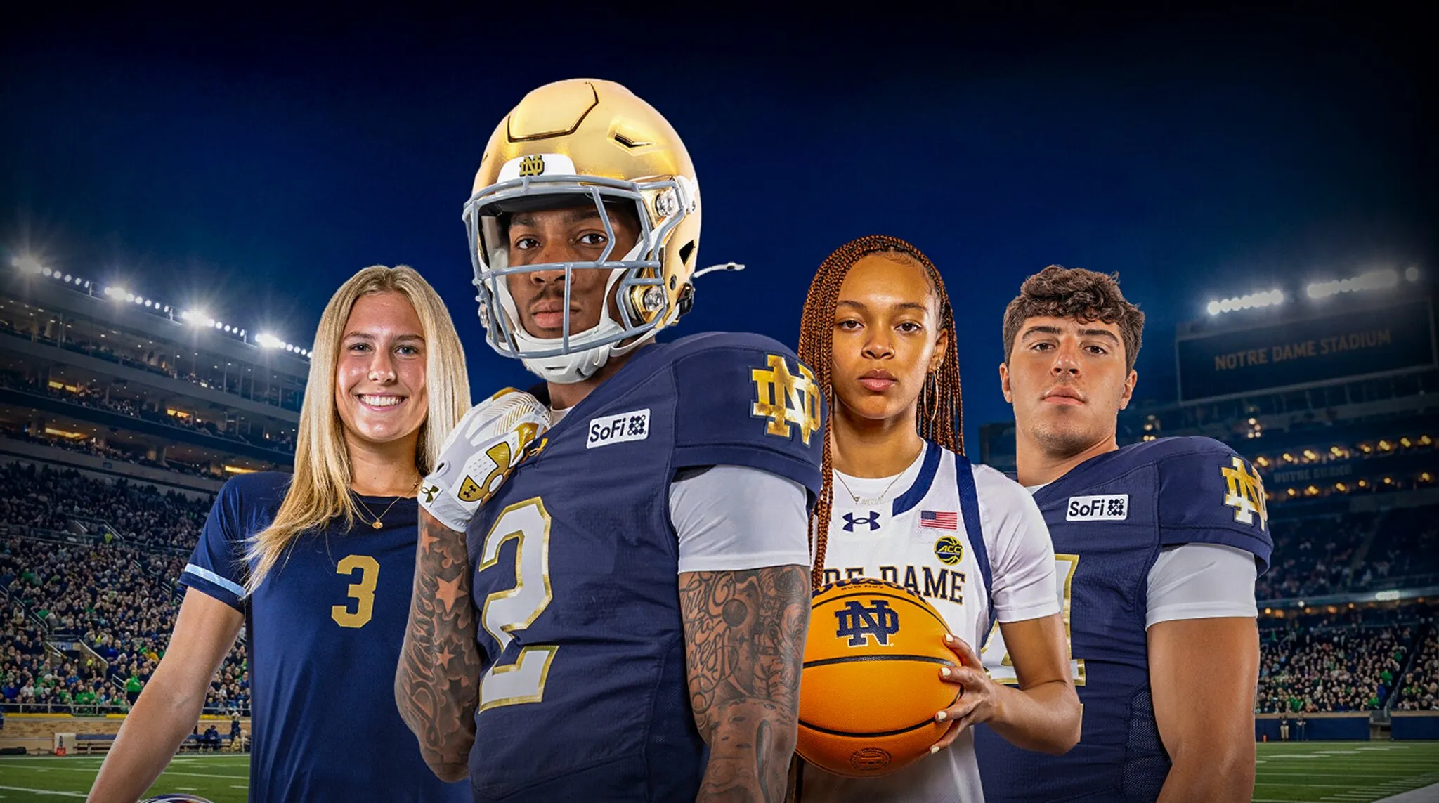 notre dame hero athletes