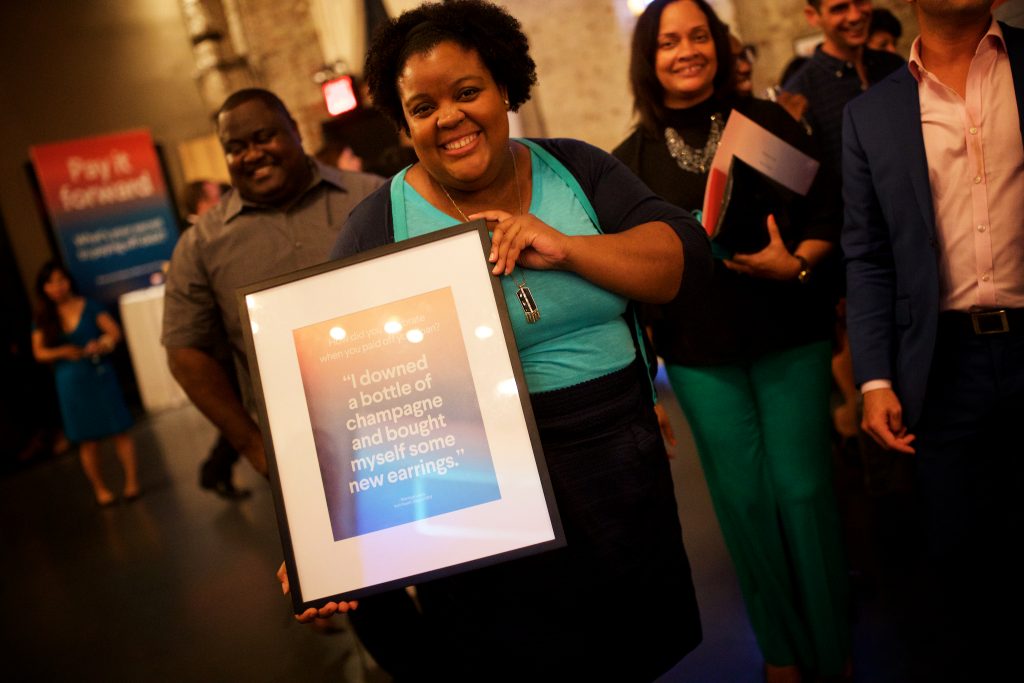 At the "SoFi Payoff Celebration" Event, SoFi Members Celebrate Debt Payoff and Reaching That Next Milestone