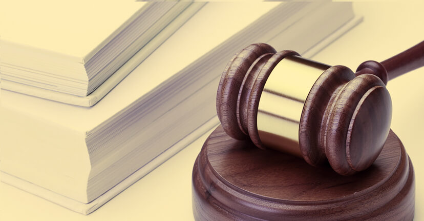 text books with gavel