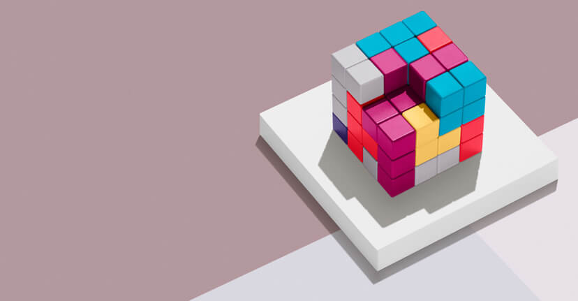 colorful rubiks cube