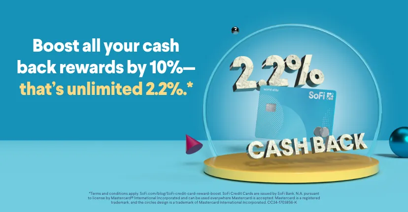 2.2% cash back